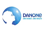 Danone logo client of cahra firm specializing in interim management